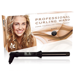 KOR 25mm Ceramiczno-turmalinowa bezzaciskowa lokówka do włosów [W]