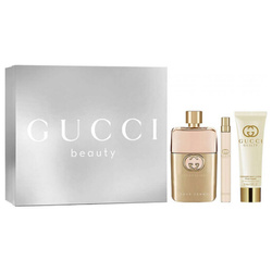 Gucci Guilty Pour Femme 90ml woda perfumowana + 10ml woda perfumowana + 50ml balsam do ciała [W] ZESTAW