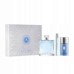 Azzaro Chrome 100ml woda toaletowa + 15ml woda toaletowa + 75ml dezodorant w sztyfcie [M]