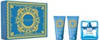 Versace Man Eau Fraiche 50ml woda toaletowa + 50ml perfumowany żel pod prysznic i do kąpieli + 50ml balsam po goleniu [M]  ZESTAW